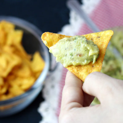 Guacamole com doritos