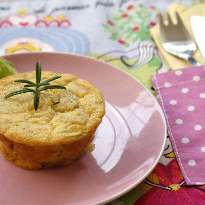 Tortinha de legumes para fazer com a criançada