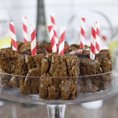 Brownie chocolatudo com cranberries